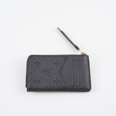 Louis Vuitton Recto Verso Card Holder Empreinte Black
