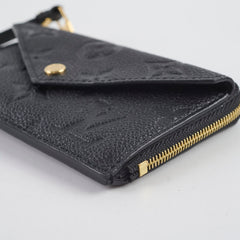 Louis Vuitton Recto Verso Card Holder Empreinte Black