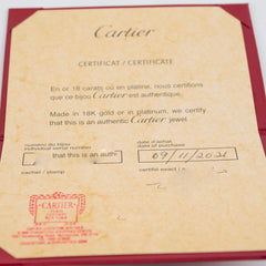 Cartier Baby Love Circle Necklace White Gold with Diamonds