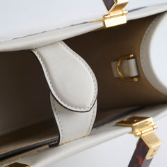 Fendi Small Sunshine Shopper Tote Cream