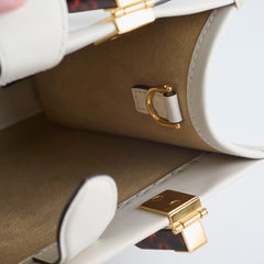 Fendi Small Sunshine Shopper Tote Cream