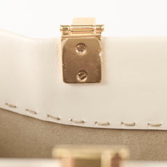 Fendi Large Sunshine Shopper Tote Cream Leather