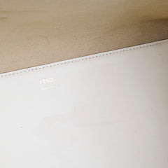 Fendi Large Sunshine Shopper Tote Cream Leather