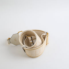 Fendi Large Sunshine Shopper Tote Cream Leather