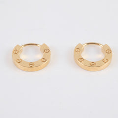 Cartier Love Single Hoop 18k Yellow Gold (pair)