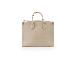 Louis Vuitton OnTheGo MM Cream Leather