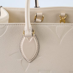 Louis Vuitton OnTheGo MM Cream Leather