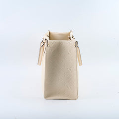 Louis Vuitton OnTheGo MM Cream Leather