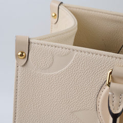 Louis Vuitton OnTheGo MM Cream Leather
