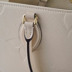 Louis Vuitton OnTheGo MM Cream Leather