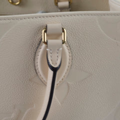 Louis Vuitton OnTheGo MM Cream Leather