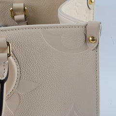 Louis Vuitton OnTheGo MM Cream Leather