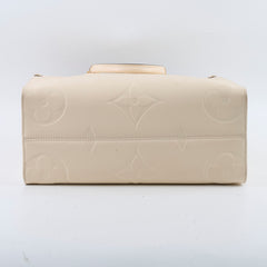 Louis Vuitton OnTheGo MM Cream Leather