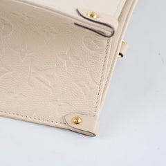 Louis Vuitton OnTheGo MM Cream Leather