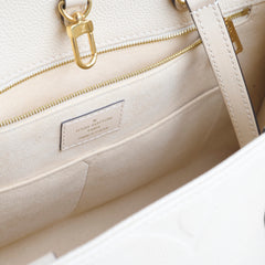 Louis Vuitton OnTheGo MM Cream Leather