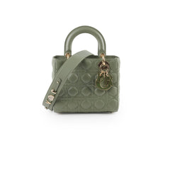 Dior Small Lady Dior Sage Green Light Gold HW