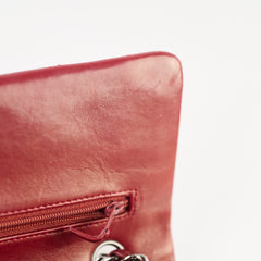Chanel Classic Flap Medium M/L Lambskin Dark Red (10 Series)