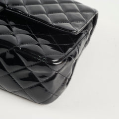 Chanel Classic Flap Medium M/L Patent Black (13 Series)