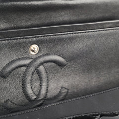 Chanel Classic Flap Medium M/L Patent Black (13 Series)