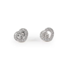 Chopard Happy Diamonds Icons Earrings White Gold