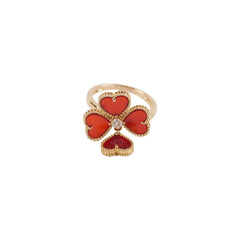 Van Cleef & Arpels Sweet Hearts Ring Size 51