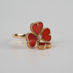Van Cleef & Arpels Sweet Hearts Ring Size 51