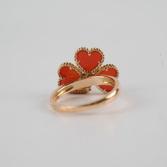 Van Cleef & Arpels Sweet Hearts Ring Size 51