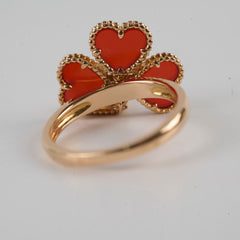 Van Cleef & Arpels Sweet Hearts Ring Size 51