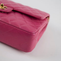 Chanel Classic Flap Medium/Large Lambskin Dark Pink/Magenta