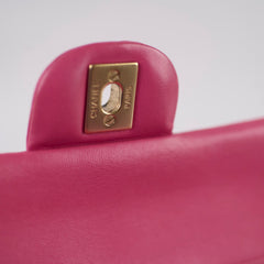 Chanel Classic Flap Medium/Large Lambskin Dark Pink/Magenta