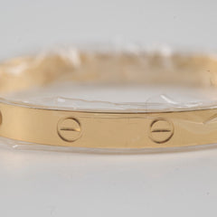 Cartier Love Bracelet Classic Model Size 17 Yellow Gold