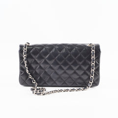 Chanel Lambskin East West Flap Black