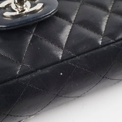 Chanel Lambskin East West Flap Black