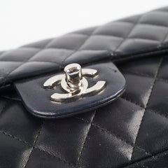 Chanel Lambskin East West Flap Black
