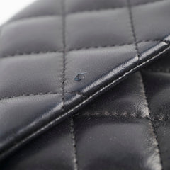 Chanel Lambskin East West Flap Black