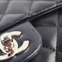 Chanel Lambskin East West Flap Black