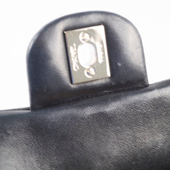 Chanel Lambskin East West Flap Black