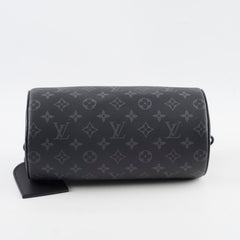Louis Vuitton Polochon Eclipse Graphite Bag Micochip