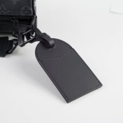 Louis Vuitton Polochon Eclipse Graphite Bag Micochip