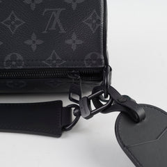 Louis Vuitton Polochon Eclipse Graphite Bag Micochip