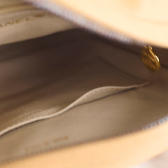 Chanel Vintage 24k Caviar Timeless Camera Bag Beige
