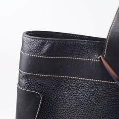 Gucci Leather Tote Black