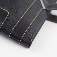 Gucci Leather Tote Black