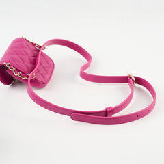 Chanel Belt Bag with Two Pouches Pink/Purple