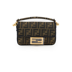 Fendi Mini Baguette Zucca Brown