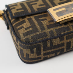 Fendi Mini Baguette Zucca Brown