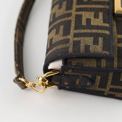 Fendi Mini Baguette Zucca Brown