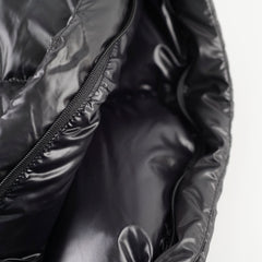 Prada Cropped Puffer Jacket Black - Size IT 42