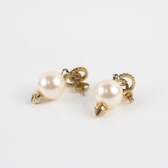 Gucci GG Crystal Pearl Earrings Costume Jewellery