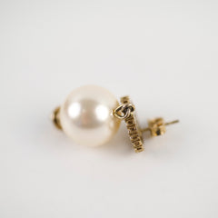 Gucci GG Crystal Pearl Earrings Costume Jewellery